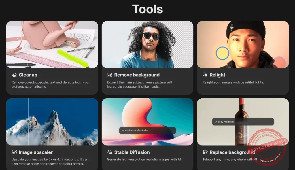 الفن بالذكاء الاصطناعي – 7 أدوات مجانية إبداعية للذكاء الاصطناعي 8 ClipDrop generative art