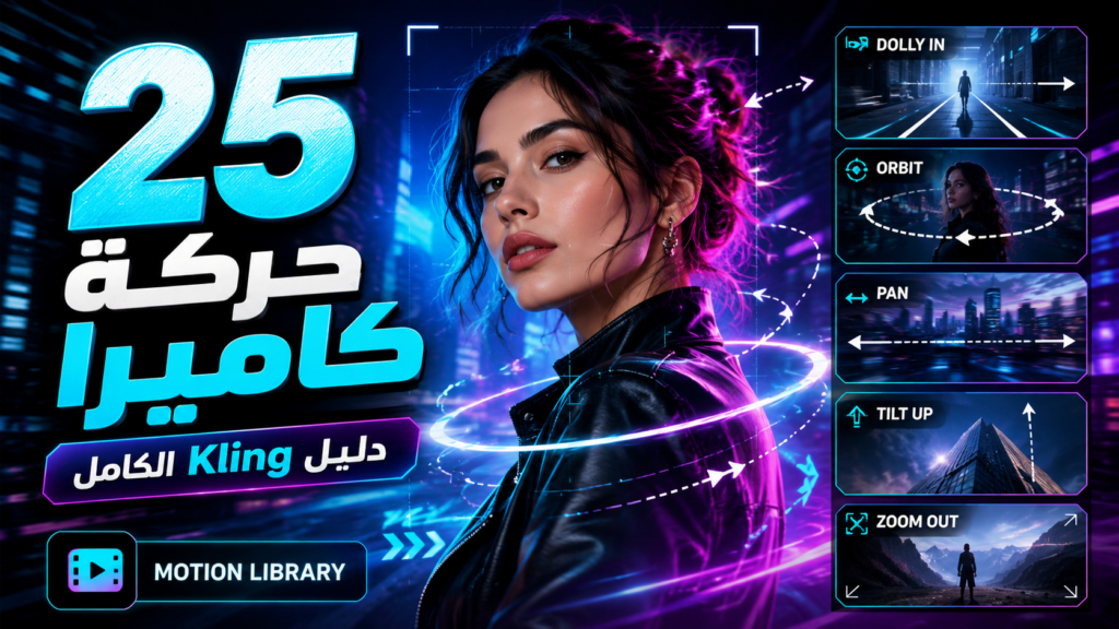 25 حركة كاميرا ابداعية لفيديوهات الذكاء الاصطناعي