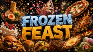 تقنية اللقطة المتجمدة Frozen moment مع اعلانات الطعام